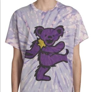 amiri men’s tie dye grateful dead bear t shirt